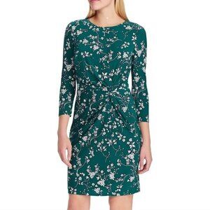 Chaps green floral business dress NWT kohls XL